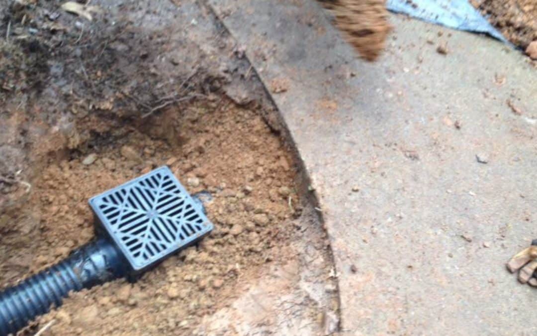 Large Hole Pipe and Stone Drain Systems