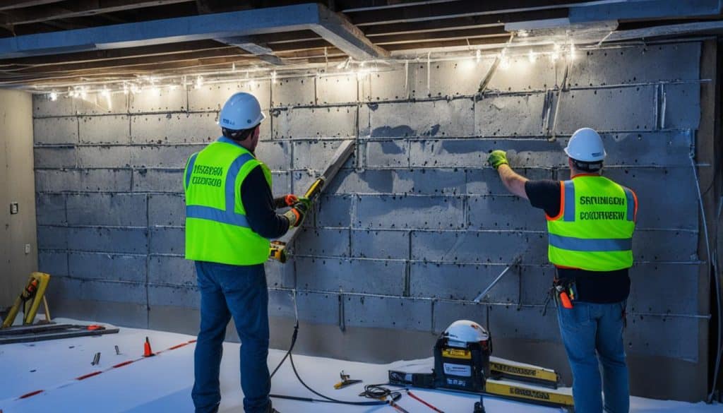 Bowed Basement Wall Repair Woodstock - Crawl Space Waterproofing Woodstock GA