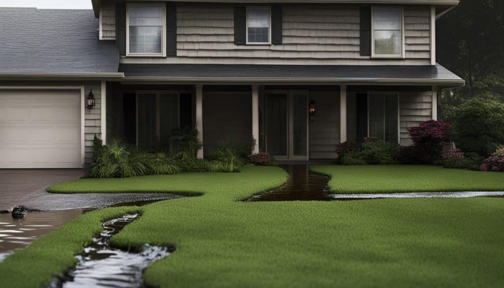 Exterior drainage problem - Drainage Services Marietta GA