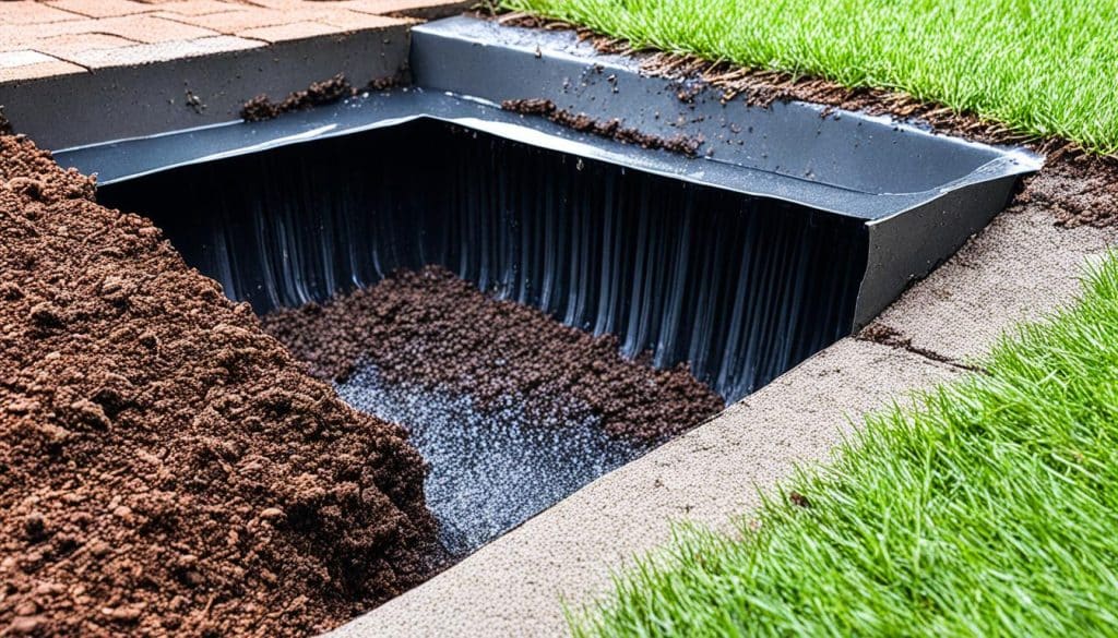 Foundation Repair - Water Pooling in Yard Atlanta GA