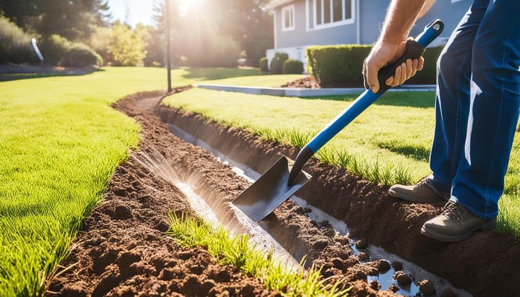 French Drain Installation - French Drain Canton GA