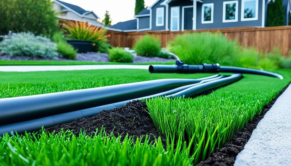 Landscape Drainage Installation Landscape Drainage Installation - Downspout Drainage Kennesaw GA