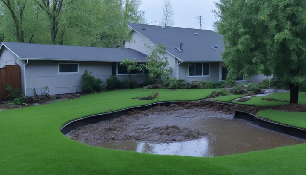 Yard Drainage Problems - Water Pooling in Yard Marietta GA