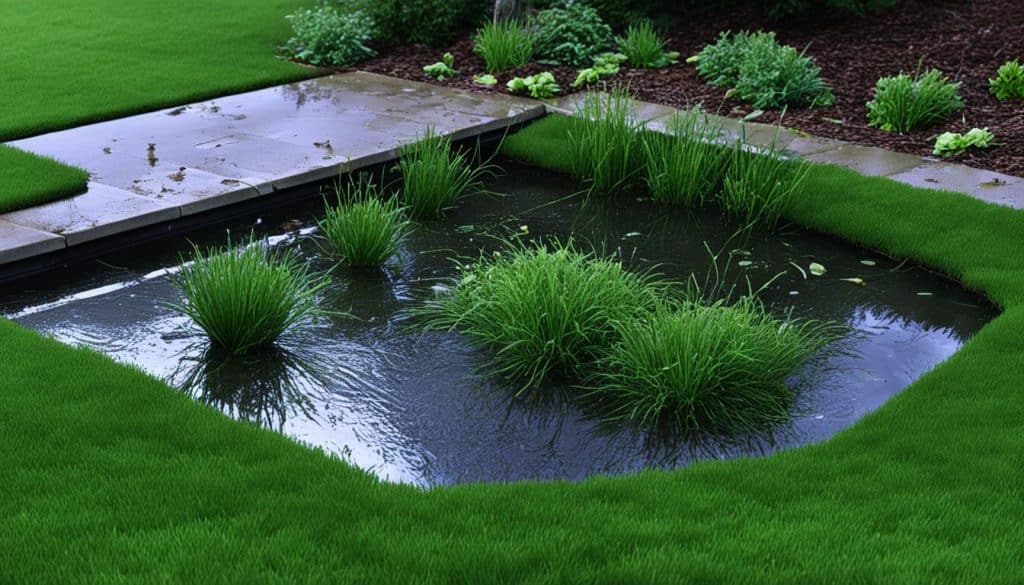 standing water in yard - Catch Basin Alpharetta GA