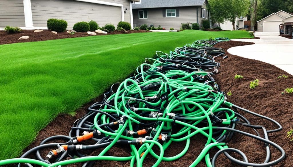 yard drainage installation - Downspout Drainage Duluth GA