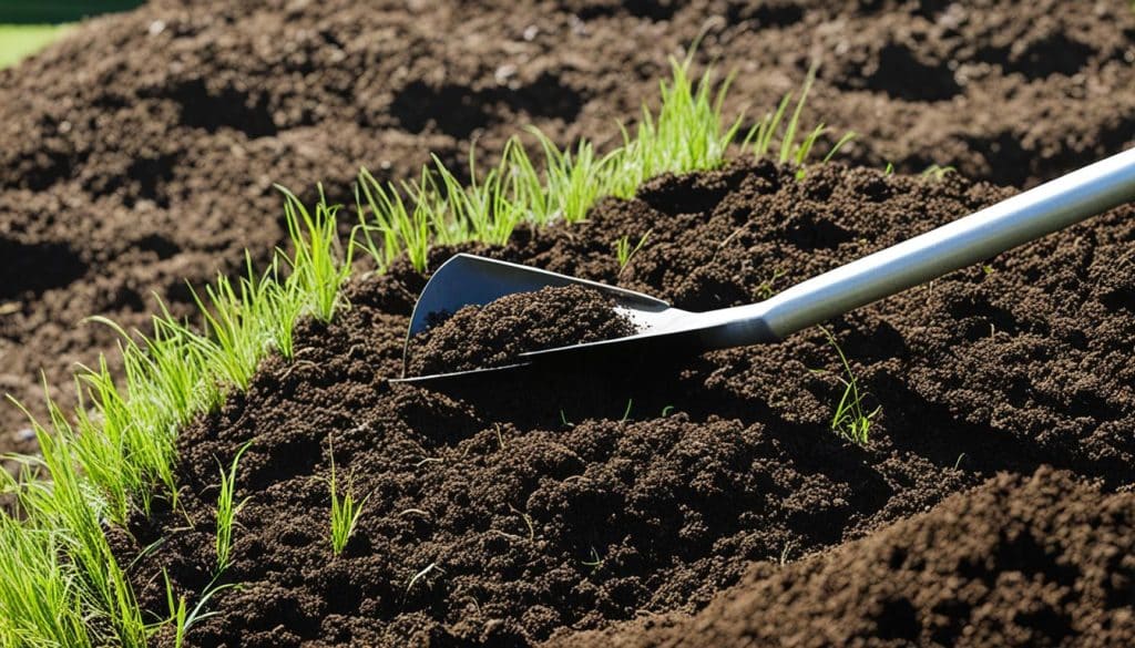 Adding topsoil to improve yard drainage