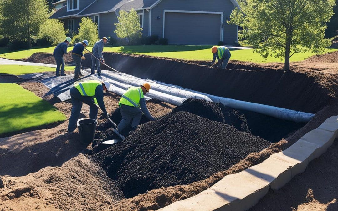 French Drain Installation: Solve Drainage Issues