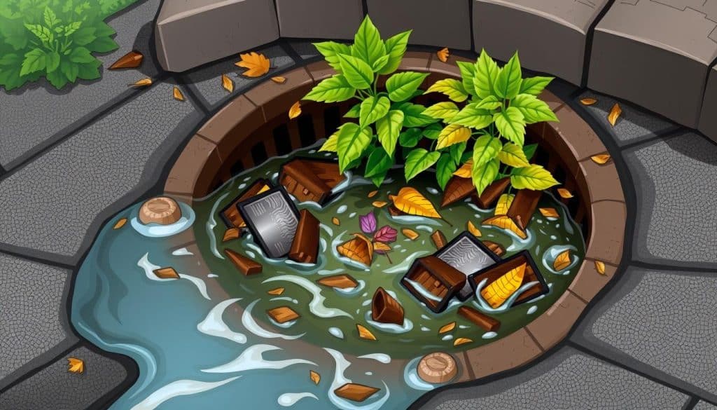 clogged drains clogged drains - What are Common Storm Drainage Problems?